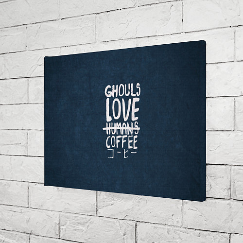 Картина прямоугольная Ghouls Love Coffee / 3D-принт – фото 3