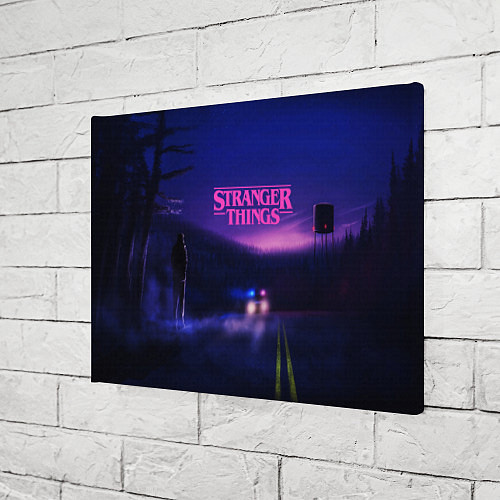 Картина прямоугольная Stranger Things: Neon Road / 3D-принт – фото 3