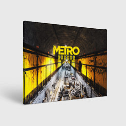 Холст прямоугольный METRO EXODUS EXCLUSIVE, цвет: 3D-принт