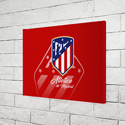 Холст прямоугольный ФК Атлетико Мадрид, цвет: 3D-принт — фото 2