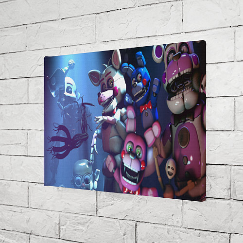 Картина прямоугольная Five Nights at Freddys / 3D-принт – фото 3