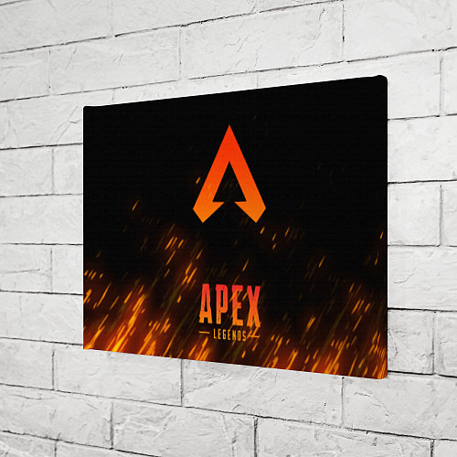 Картина прямоугольная Apex Legends: Orange Flame / 3D-принт – фото 3