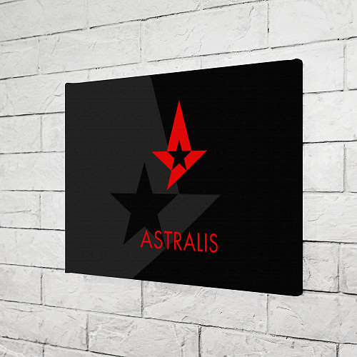Картина прямоугольная Astralis: Black Style / 3D-принт – фото 3