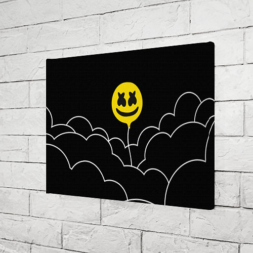 Картина прямоугольная Marshmello: Happier / 3D-принт – фото 3