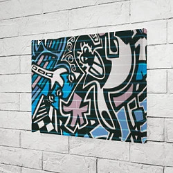 Холст прямоугольный Graffiti Art, цвет: 3D-принт — фото 2