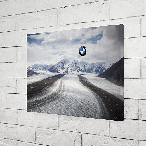 Картина прямоугольная BMW - снежная вершина / 3D-принт – фото 3