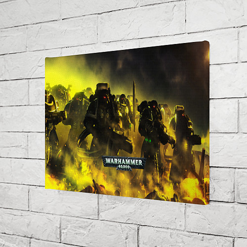 Картина прямоугольная Warhammer 40K - Космические Десантники / 3D-принт – фото 3