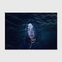 Холст прямоугольный Billie Eilish: Ocean Eyes, цвет: 3D-принт — фото 2