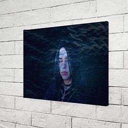 Холст прямоугольный Billie Eilish: Ocean Eyes, цвет: 3D-принт — фото 2