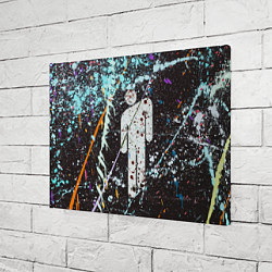 Холст прямоугольный Billie Eilish: Blohsh Painted, цвет: 3D-принт — фото 2