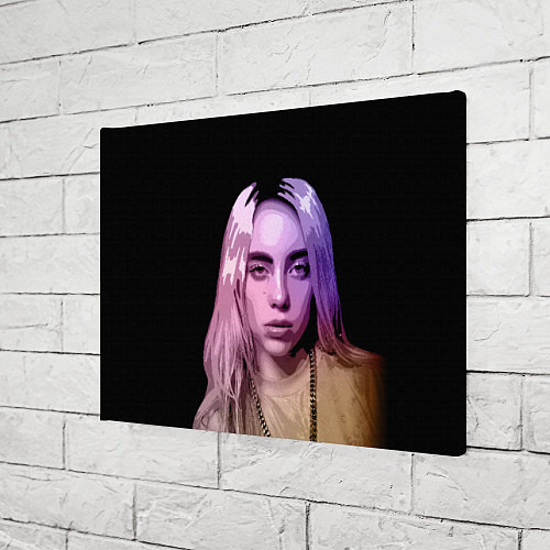 Картина прямоугольная BILLIE EILISH: Violet Mood / 3D-принт – фото 3