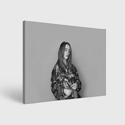 Холст прямоугольный Billie Eilish, цвет: 3D-принт