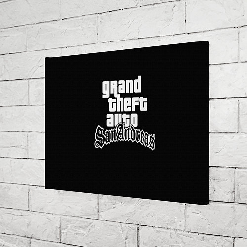 Картина прямоугольная GTA San Andreas / 3D-принт – фото 3