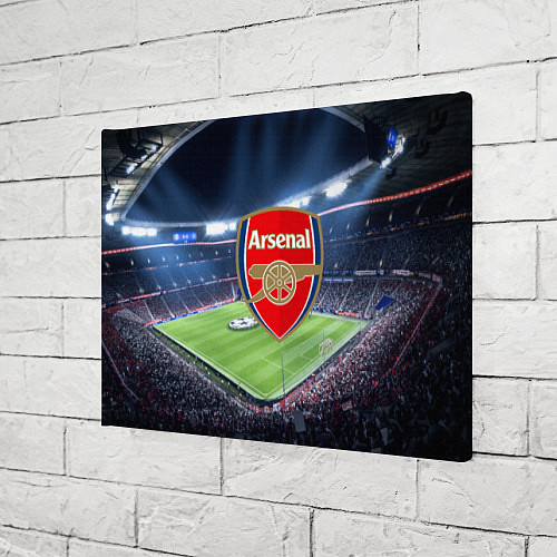 Картина прямоугольная FC Arsenal / 3D-принт – фото 3