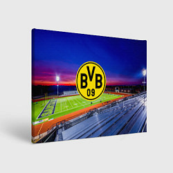 Холст прямоугольный FC Borussia, цвет: 3D-принт