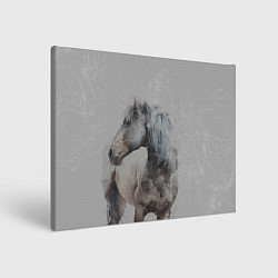 Холст прямоугольный Лошадь, цвет: 3D-принт