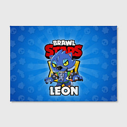 Холст прямоугольный BRAWL STARS WEREWOLF LEON, цвет: 3D-принт — фото 2