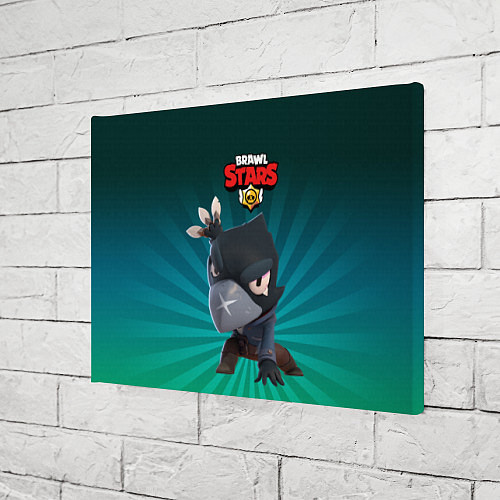 Картина прямоугольная Brawl Stars Crow / 3D-принт – фото 3