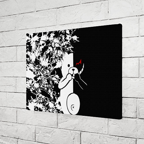 Картина прямоугольная Monokuma / 3D-принт – фото 3