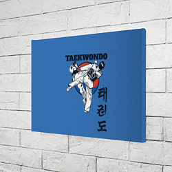 Холст прямоугольный Taekwondo, цвет: 3D-принт — фото 2