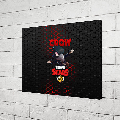 Картина прямоугольная BRAWL STARS CROW / 3D-принт – фото 3