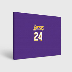 Холст прямоугольный Los Angeles Lakers Kobe Brya, цвет: 3D-принт