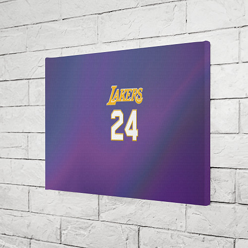 Картина прямоугольная Los Angeles Lakers Kobe Brya / 3D-принт – фото 3