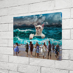 Холст прямоугольный Морской Кошак, цвет: 3D-принт — фото 2