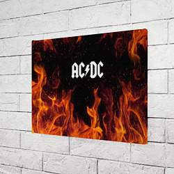 Холст прямоугольный AC DC, цвет: 3D-принт — фото 2