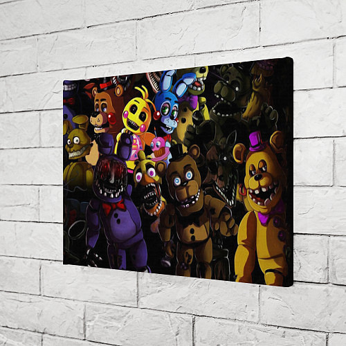 Картина прямоугольная Five Nights At Freddy's / 3D-принт – фото 3