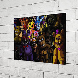 Холст прямоугольный Five Nights At Freddy's, цвет: 3D-принт — фото 2