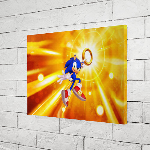 Картина прямоугольная Sonic / 3D-принт – фото 3