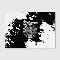 Холст прямоугольный Sabaton, цвет: 3D-принт — фото 2