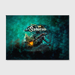Холст прямоугольный Sabaton, цвет: 3D-принт — фото 2
