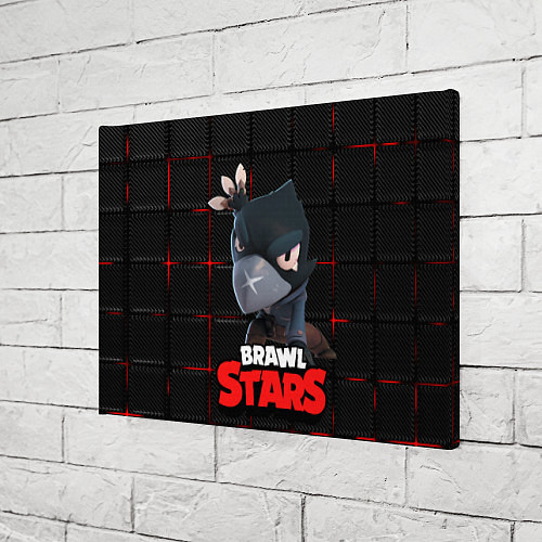 Картина прямоугольная Brawl Stars Crow Ворон / 3D-принт – фото 3