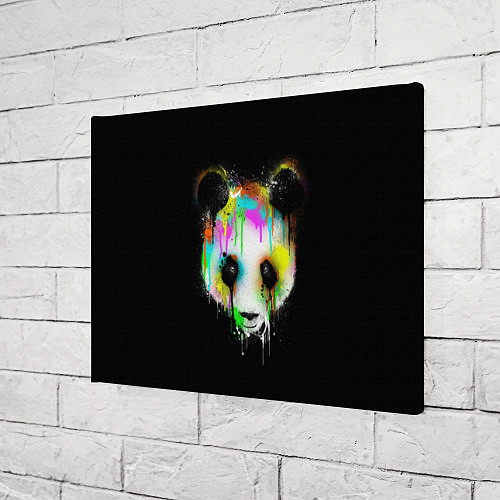 Картина прямоугольная Панда в краске / 3D-принт – фото 3