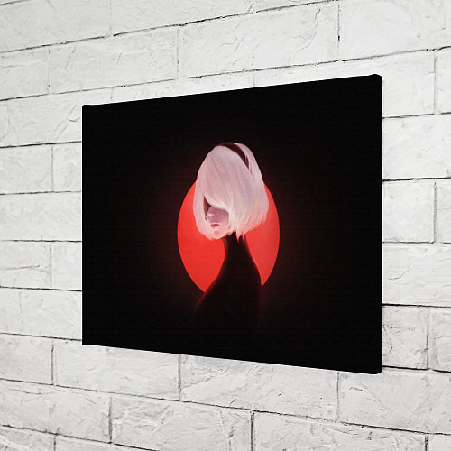 Картина прямоугольная 2b Nier Black / 3D-принт – фото 3