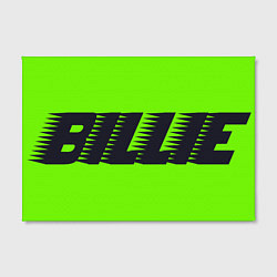 Холст прямоугольный BILLIE EILISH, цвет: 3D-принт — фото 2