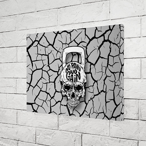 Картина прямоугольная No pain no gain / 3D-принт – фото 3