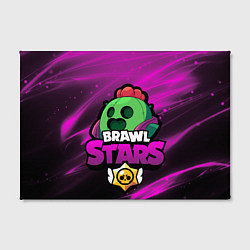 Холст прямоугольный СПАЙК BRAWL STARS, цвет: 3D-принт — фото 2