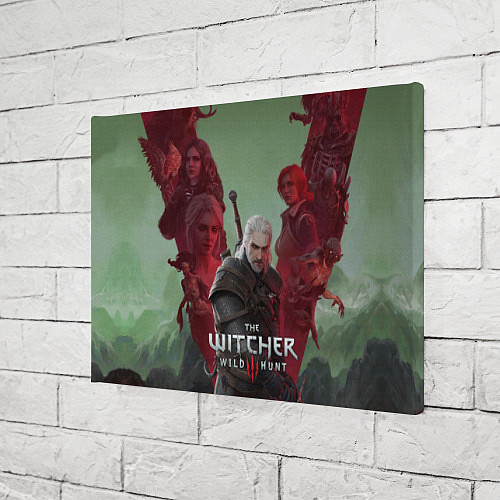 Картина прямоугольная The Witcher 5-летие / 3D-принт – фото 3