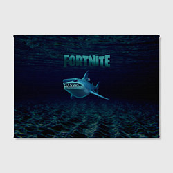 Холст прямоугольный Loot Shark Fortnite, цвет: 3D-принт — фото 2