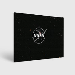 Холст прямоугольный NASA l НАСА S, цвет: 3D-принт