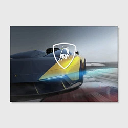 Холст прямоугольный Lamborghini - Italy, цвет: 3D-принт — фото 2