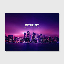 Холст прямоугольный Detroit Become Human S, цвет: 3D-принт — фото 2