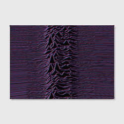 Холст прямоугольный Joy Division Glitch, цвет: 3D-принт — фото 2