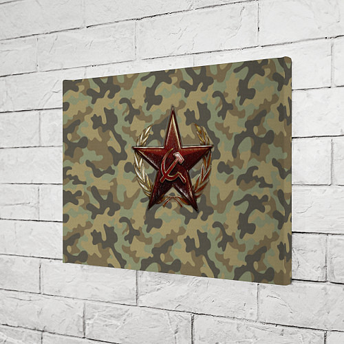 Картина прямоугольная Советская звезда / 3D-принт – фото 3