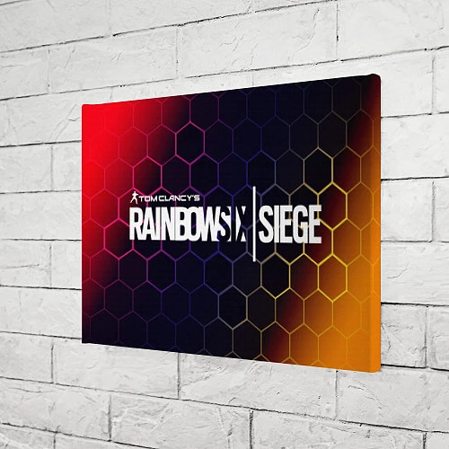 Картина прямоугольная RAINBOW SIX SIEGE РАДУГА 6 / 3D-принт – фото 3