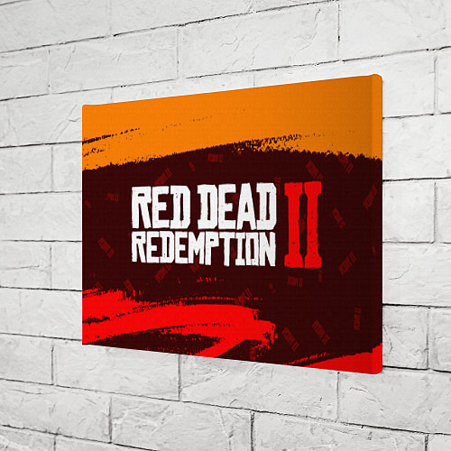 Картина прямоугольная RED DEAD REDEMPTION 2 / 3D-принт – фото 3