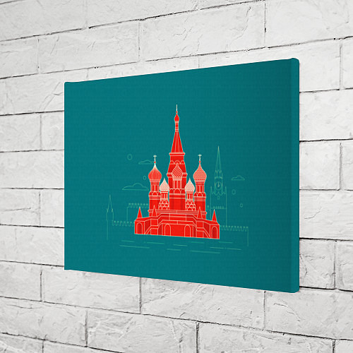 Картина прямоугольная Москва / 3D-принт – фото 3